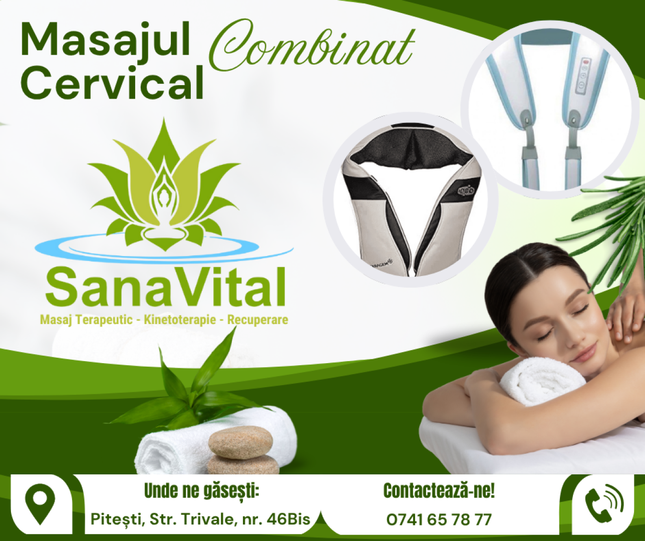 Masajul Cervical Combinat
